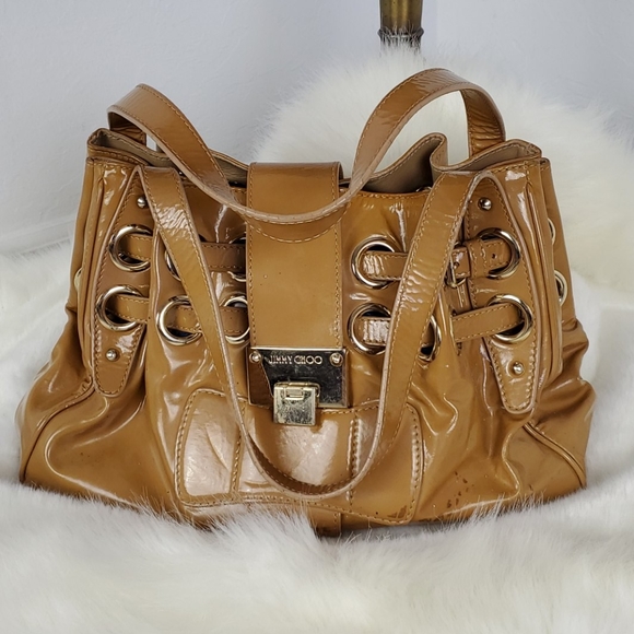 Jimmy Choo Bags Jimmy Choo Authentic Tan Leather Bag Poshmark